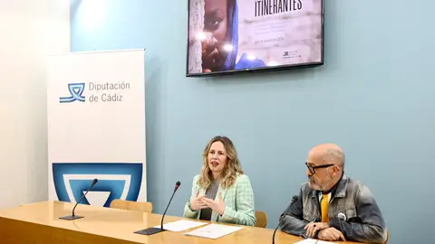 Vanessa Beltran, en rueda de prensa Vanessa Beltran, en rueda de prensa