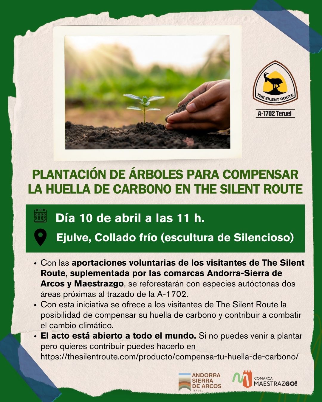 The Silent Route compensa su huella de carbono The Silent Route compensa su huella de carbono