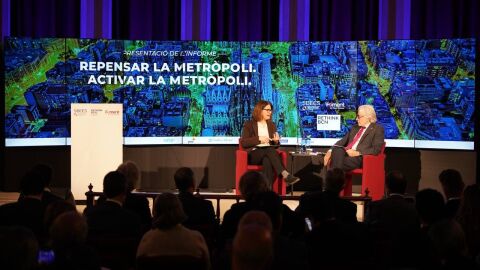 El president de Foment del Treball, Josep S&aacute;nchez Llibre, en un acte a la seu de la patronal
