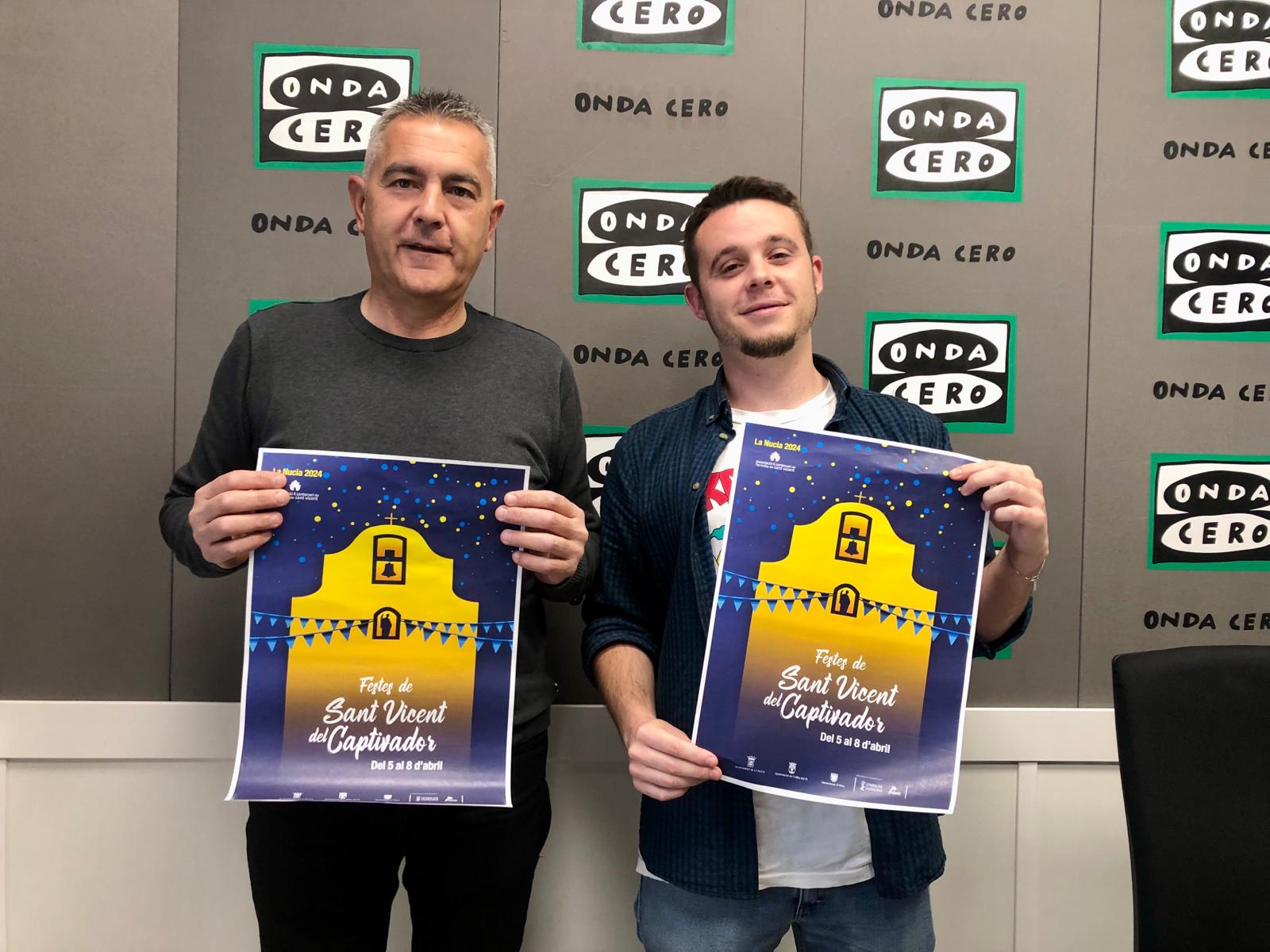 Cristobal Llorens y Ximo Cano nos avanzan toda la programación de les Festes de Sant Vicent Cristobal Llorens y Ximo Cano nos avanzan toda la programación de les Festes de Sant Vicent