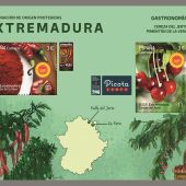 La Cereza del Jerte protagoniza un sello de Correos dentro de la serie 'Gastronomía. D.O. Protegidas. Extremadura'