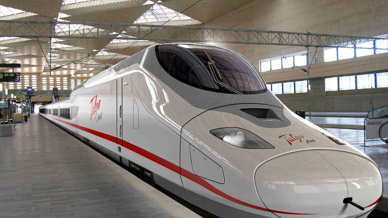 Imagen de archivo de un tren de Talgo