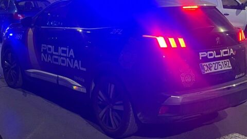 Un coche patrulla de la Polic&iacute;a Nacional