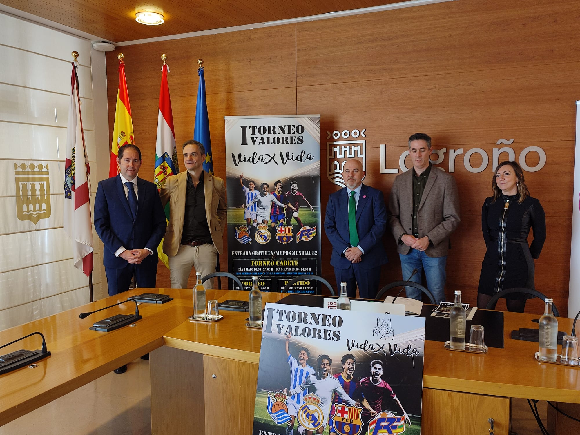 El I Torneo Valores Vida por Vida congrega en Logroño a las canteras de Real Madrid, Barcelona y Real Sociedad El I Torneo Valores Vida por Vida congrega en Logroño a las canteras de Real Madrid, Barcelona y Real Sociedad