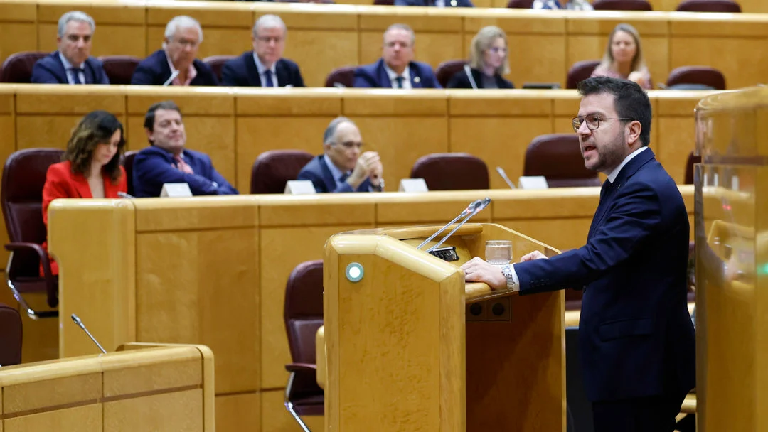 El presidente de la Generalitat, Pere Aragonès El presidente de la Generalitat, Pere Aragonès/ EFE/Mariscal