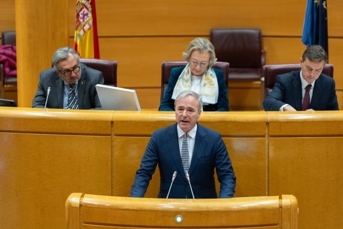 Azcón: "de los aragoneses no se ríe nadie" Azcón: "de los aragoneses no se ríe nadie"