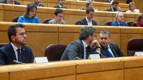 La reuni&oacute;n de la Comisi&oacute;n General de las Comunidades Aut&oacute;nomas, en el Senado, a 8 de abril de 2024, en Madrid (Espa&ntilde;a)