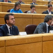 La reunión de la Comisión General de las Comunidades Autónomas, en el Senado, a 8 de abril de 2024, en Madrid (España)