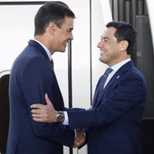 El presidente del Gobierno Pedro Sánchez, y el presidente de la Junta de Andalucía, Juanma Moreno, en una imagen de archivo El presidente del Gobierno Pedro Sánchez, y el presidente de la Junta de Andalucía, Juanma Moreno, en una imagen de archivo