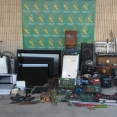 Objetos incautados por la Guardia Civil Objetos incautados por la Guardia Civil