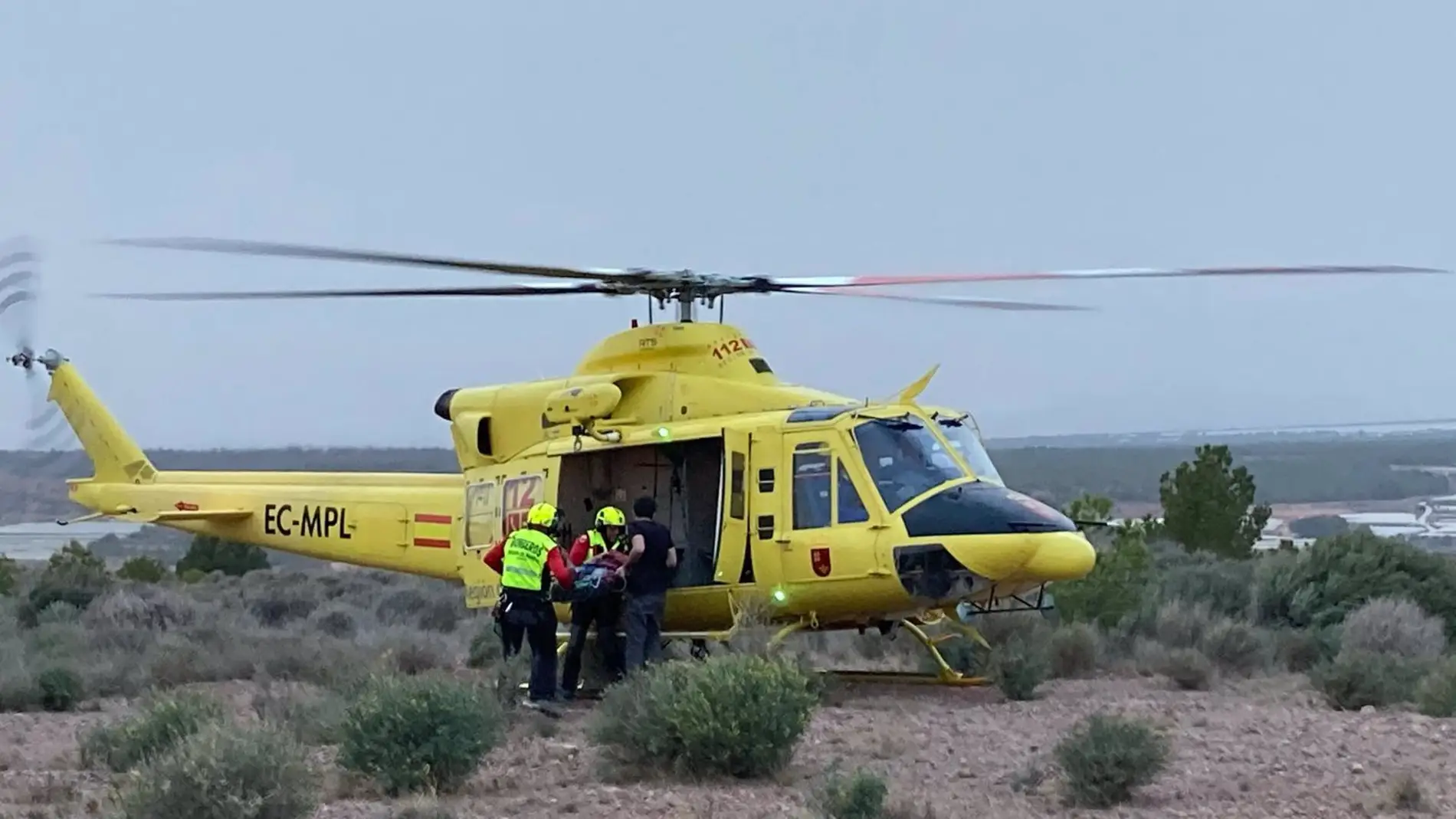 Herido un hombre de 39 años mientras practicaba parapente en Aledo 