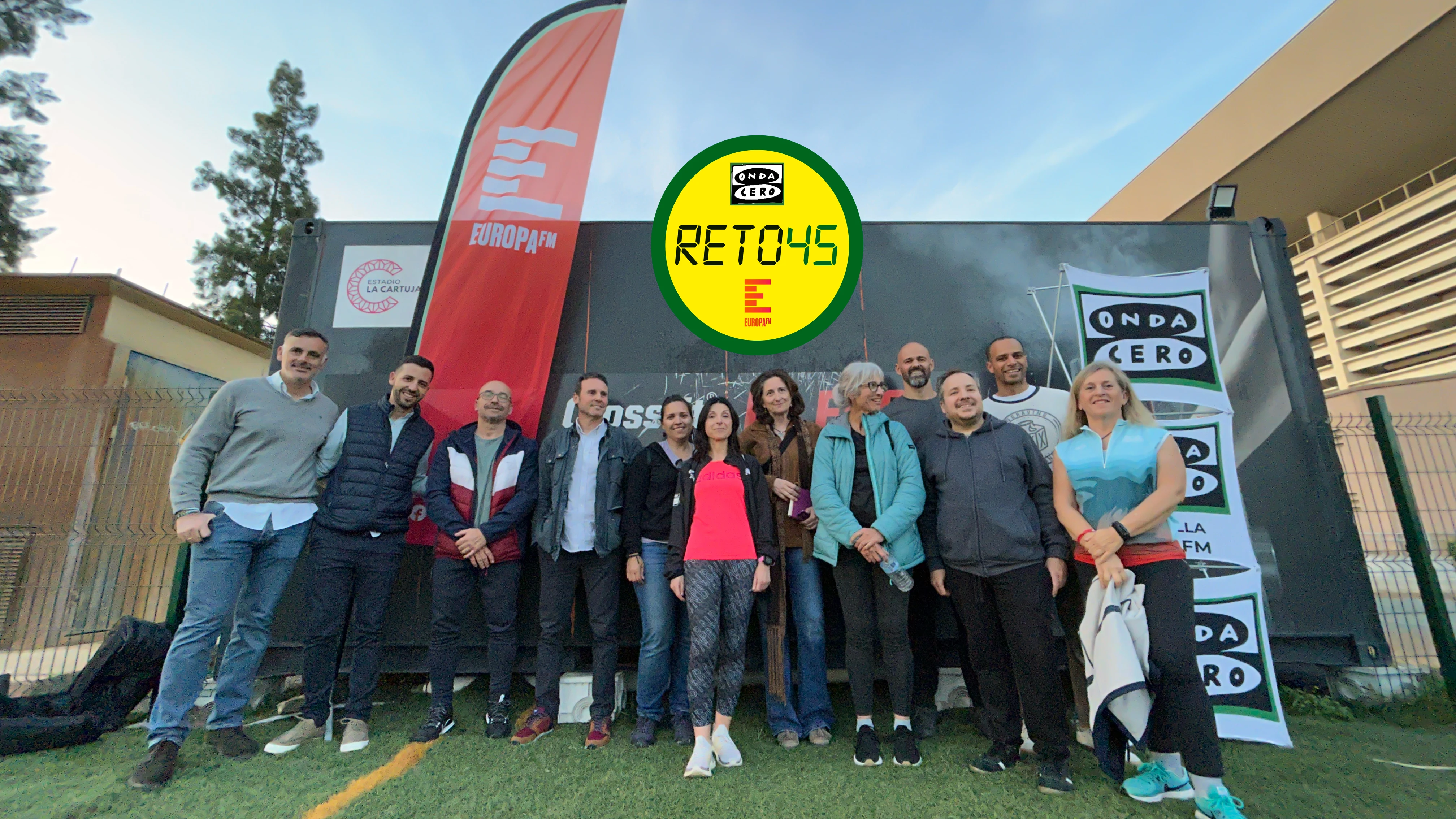 Los participantes de la III edición del Reto 45 de Onda Cero Sevilla y Europa FM. Los participantes de la III edición del Reto 45 de Onda Cero Sevilla y Europa FM.