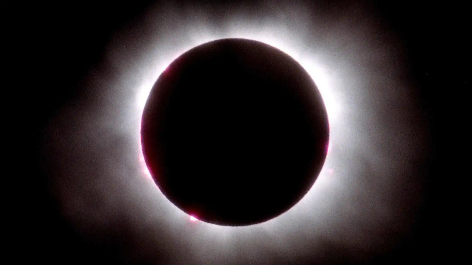 Foto de archivo de un eclipse solar total
