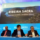Román Rodriguez compartiu os pasos a seguir da candidatura da Ribeira Sacra a patrimonio mundial Román Rodriguez compartiu os pasos a seguir da candidatura da Ribeira Sacra a patrimonio mundial