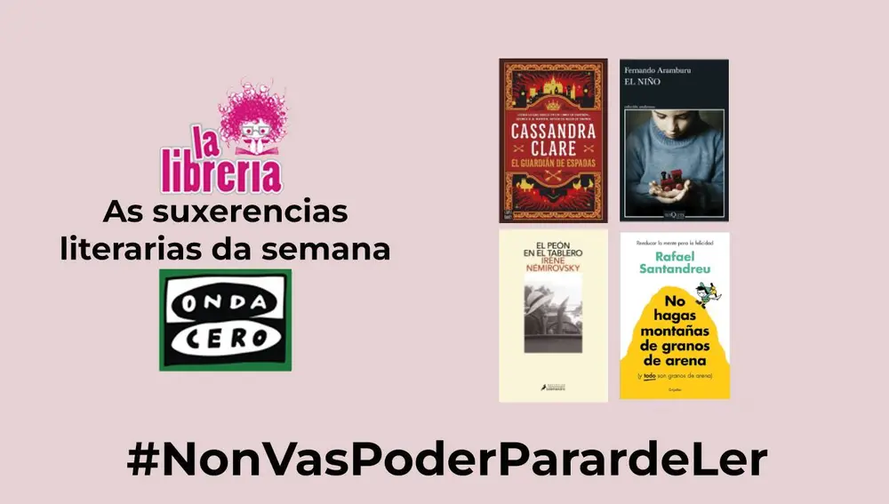 As suxerencias literarias de La Librería CyC do mércores 10 de abril de 2024