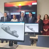 Los cargos públicos en una de las aulas de este Aula Naval 5.0 Los cargos públicos en una de las aulas de este Aula Naval 5.0