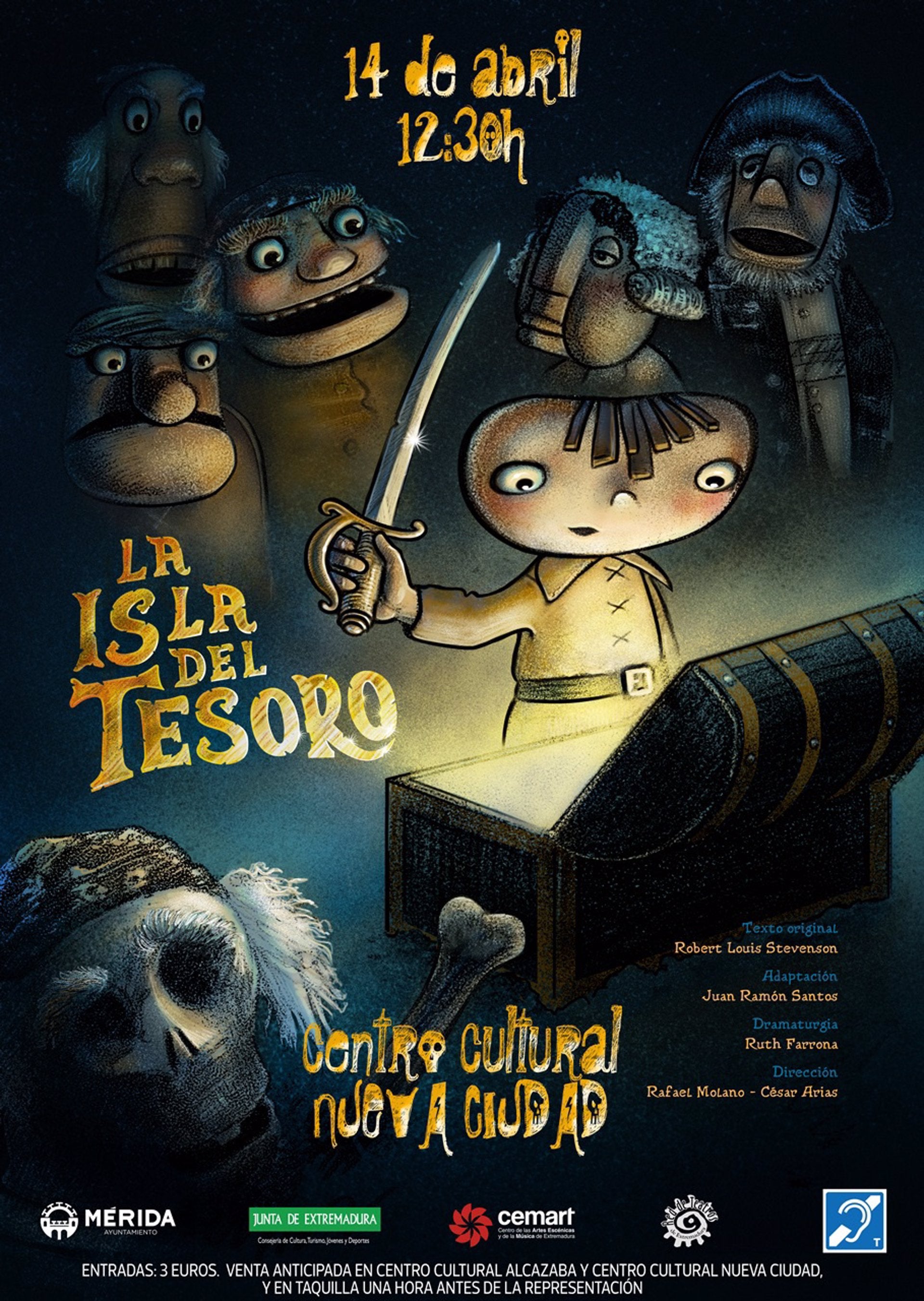 Niños desde cinco años podrán disfrutar el próximo domingo en Mérida del espectáculo infantil 'La isla del tesoro Niños desde cinco años podrán disfrutar el próximo domingo en Mérida del espectáculo infantil 'La isla del tesoro