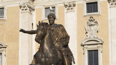 Estatua de Trajano en Roma