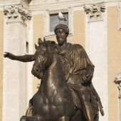 Estatua de Trajano en Roma
