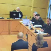 Los forenses que practicaron la autopsia durante el juicio Los forenses que practicaron la autopsia durante el juicio