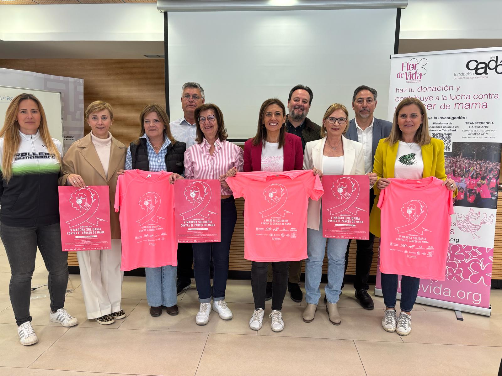 Almassora acogerá el próximo domingo 28 de abril la V Marcha contra el Cáncer de Mama Almassora acogerá el próximo domingo 28 de abril la V Marcha contra el Cáncer de Mama