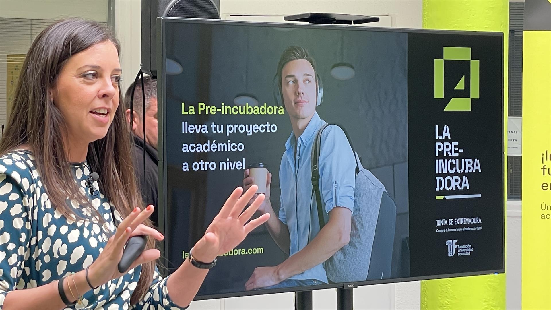 Catorce proyectos académicos con potencial empresarial participan en la primera edición de la Pre-incubadora de Extremadura Catorce proyectos académicos con potencial empresarial participan en la primera edición de la Pre-incubadora de Extremadura