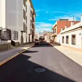 Una de las calles asfaltadas en El Puerto de Santa María Una de las calles asfaltadas en El Puerto de Santa María