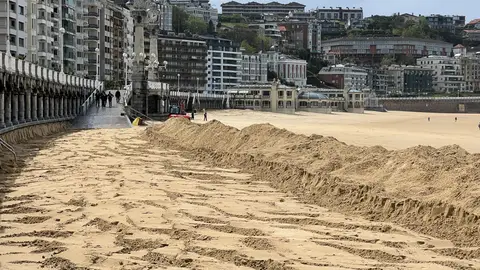 Comienzan los trabajos de acondicionamiento de La Concha Comienzan los trabajos de acondicionamiento de La Concha