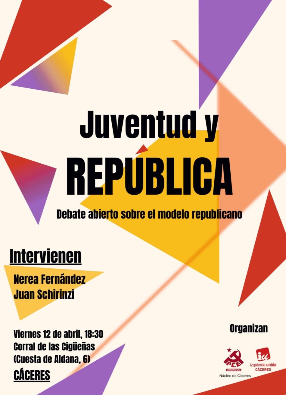 Este viernes Cáceres acoge una mesa redonda y el sábado un homenaje a represaliados por el aniversario de la II República Este viernes Cáceres acoge una mesa redonda y el sábado un homenaje a represaliados por el aniversario de la II República