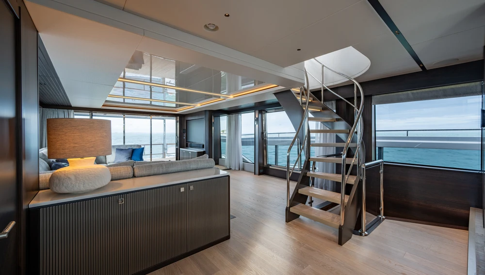 El interior del yate Ocean 182 de Sunseeker. El interior del yate Ocean 182 de Sunseeker.