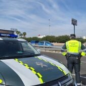 Control de la Guardia Civil de Tráfico en la Autovía V-31, la Pista de Silla de València