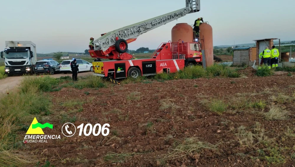 El suceso ocurrió en una finca de Valdepeñas El suceso ocurrió en una finca de Valdepeñas