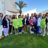 Voluntarias de Amamanta y especialistas del Hospital de la Ribera