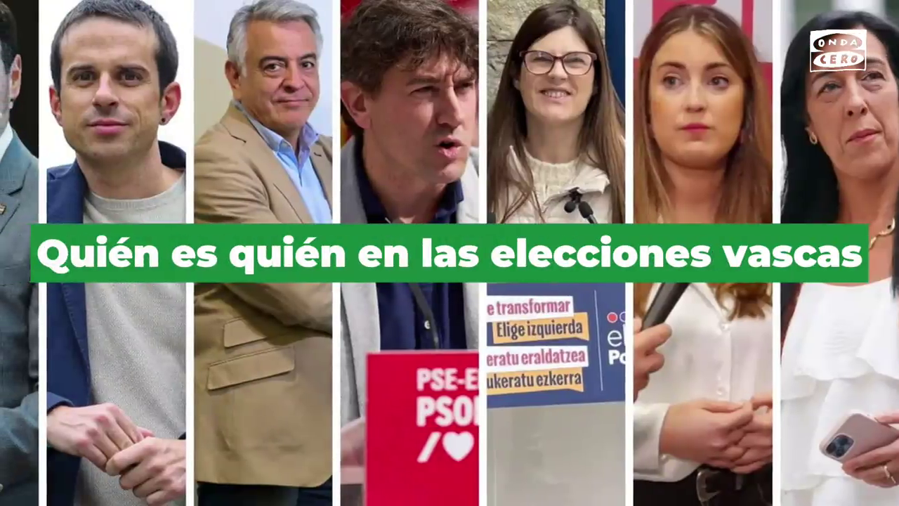 Quién es quién en las elecciones en el País Vasco: estos son los principales candidatos Quién es quién en las elecciones en el País Vasco: estos son los principales candidatos