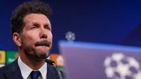 Simeone: "Siento bien a los futbolistas, será una noche de Champions de las buenas" Simeone: "Siento bien a los futbolistas, será una noche de Champions de las buenas"