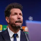 Simeone: "Siento bien a los futbolistas, será una noche de Champions de las buenas" Simeone: "Siento bien a los futbolistas, será una noche de Champions de las buenas"