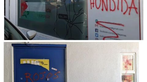 Sede de Unidas por Valdepe&ntilde;as vandalizada