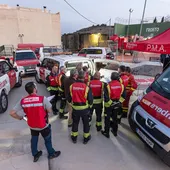 Reunión del puesto de mando de Emergencias en Tárbena Reunión del puesto de mando de Emergencias en Tárbena