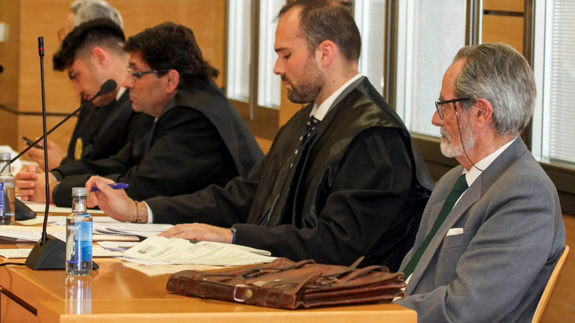 Lomas durante el juicio que se celebró en la Audiencia de Ciudad Real