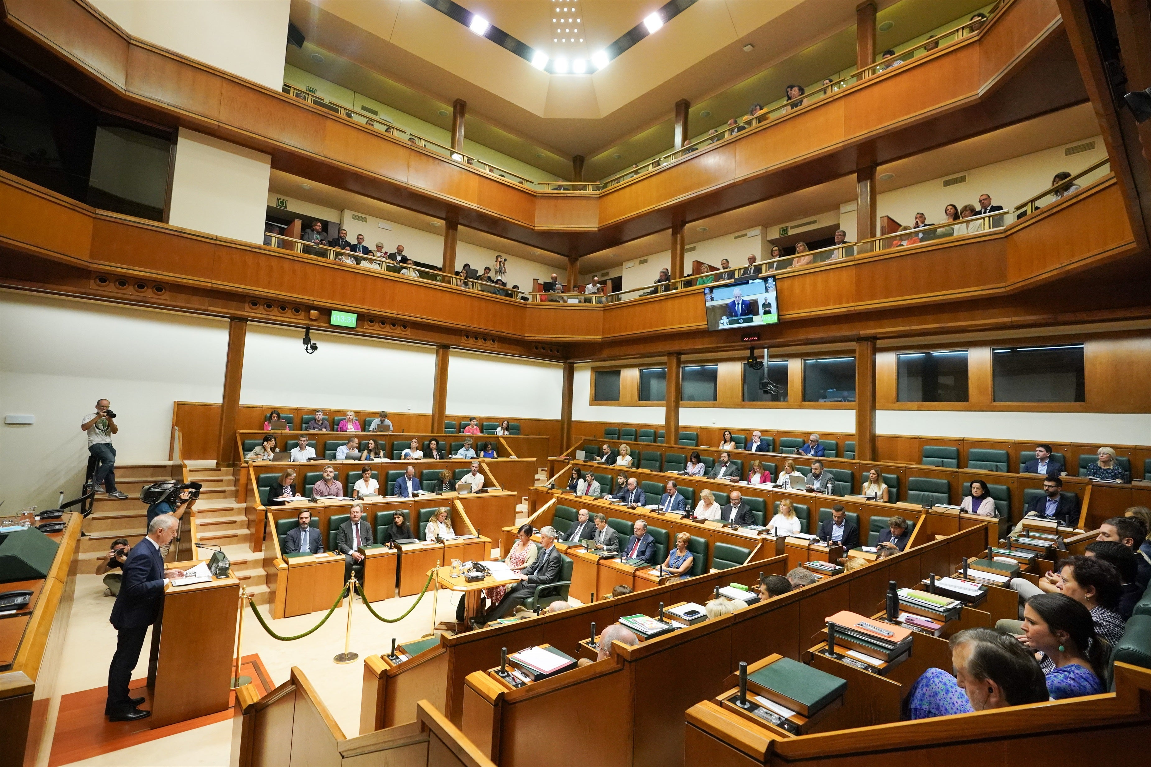 Pleno de Política General que se celebra en el Parlamento Vasco | Foto de ARCHIVO Pleno de Política General que se celebra en el Parlamento Vasco | Foto de ARCHIVO