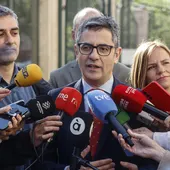 El ministro de Justicia y de la Presidencia, Félix Bolaños, atiende a los medios de comunicación en València El ministro de Justicia y de la Presidencia, Félix Bolaños, atiende a los medios de comunicación en València