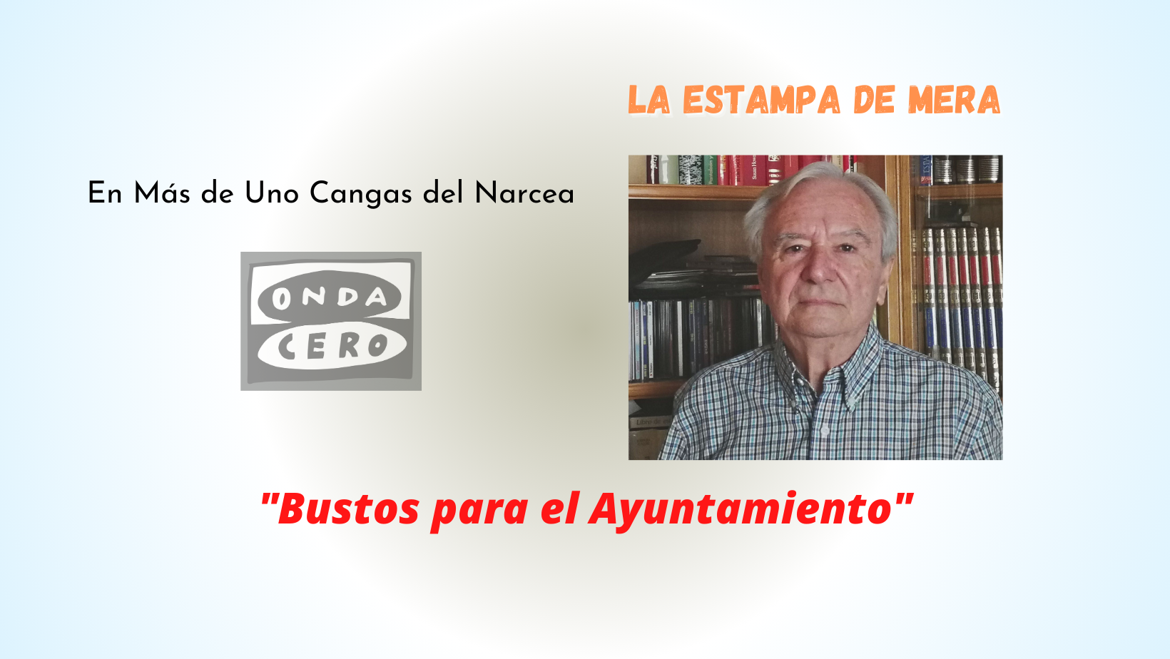 Bustos en el Ayuntamiento de Cangas Bustos en el Ayuntamiento de Cangas