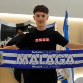 Aaron Ochoa, jugador del Málaga CF Aaron Ochoa, jugador del Málaga CF
