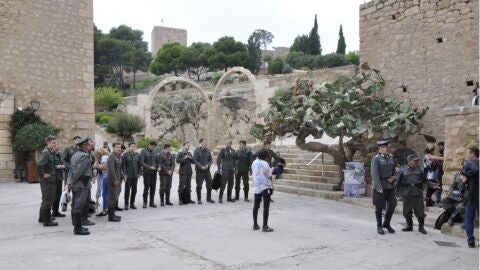 Rodaje de &quot;Dime qui&eacute;n soy&quot; en el castillo de Santa B&aacute;rbara