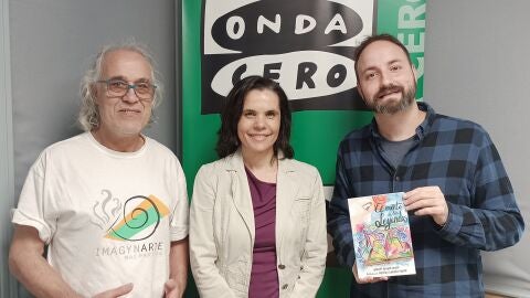 Alberto Blanco, presidente de Oc&eacute;anos de Tinta, y Antonio Gonz&aacute;lez, responsable de Eventos, en M&aacute;s de uno Alcal&aacute; 