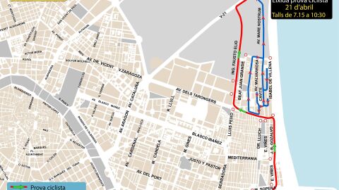 Cortes al tráfico y restricciones de estacionamiento en València por el Ironman 70.3