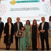 Isaías Lafuente, Premio Luis María Rivas de Periodismo en la gala inaugural del XVIII Congreso de Editores