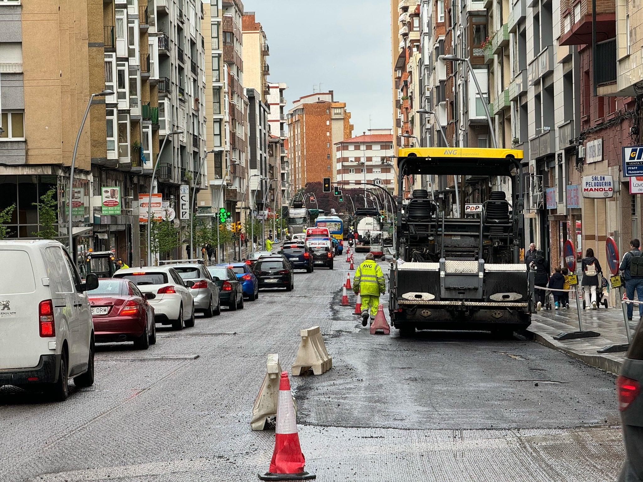 Las obras en la Avenida Pablo Iglesias deberían estar ya finalizadas Las obras en la Avenida Pablo Iglesias deberían estar ya finalizadas