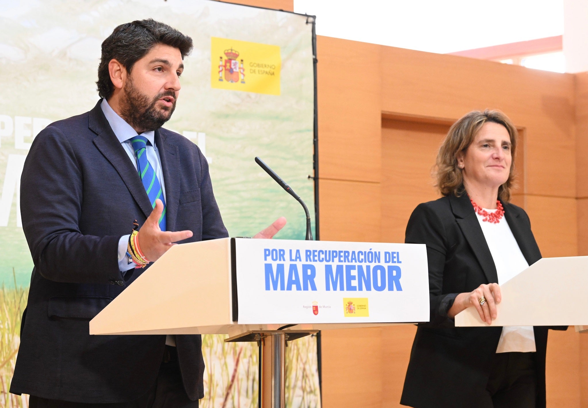 López Miras insiste en el diálogo para consensuar cualquier cambio en la Ley del Mar Menor López Miras insiste en el diálogo para consensuar cualquier cambio en la Ley del Mar Menor