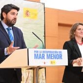 López Miras insiste en el diálogo para consensuar cualquier cambio en la Ley del Mar Menor